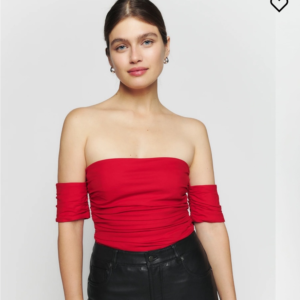Reformation off the shoulder top